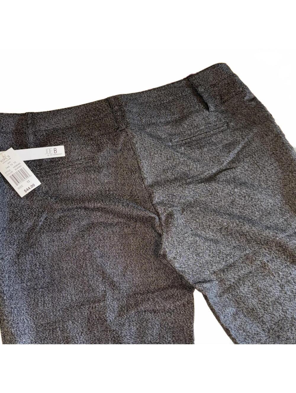 Joe B NEW $44 Women's Black Dress Pants Size 13 Tri Blend With Tags Adjustable - Picture 4 of 7
